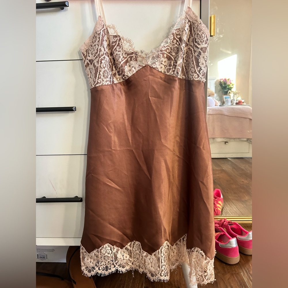 silk slip dress